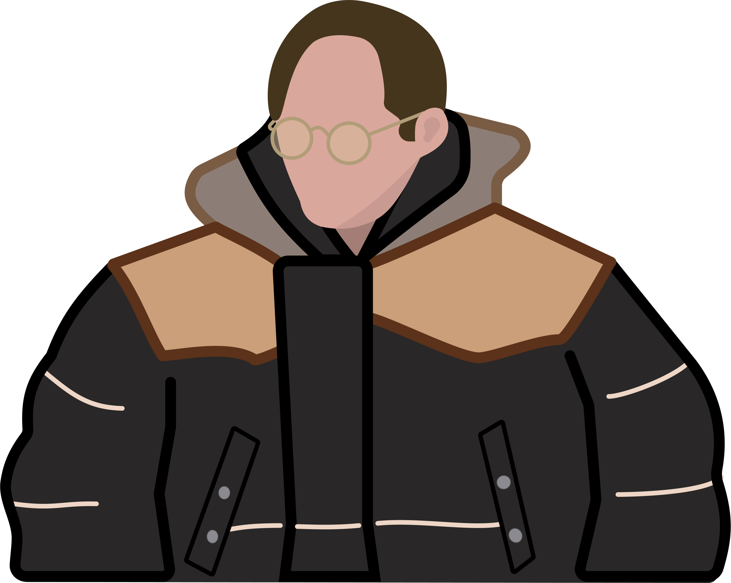 digital drawing of George Costanza